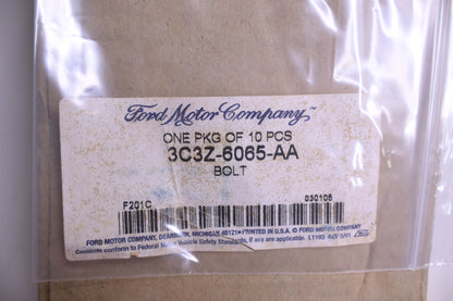 New OEM Ford 3C3Z-6065-AA OEM Hex Head Flange Bolts Qty 10 NOS