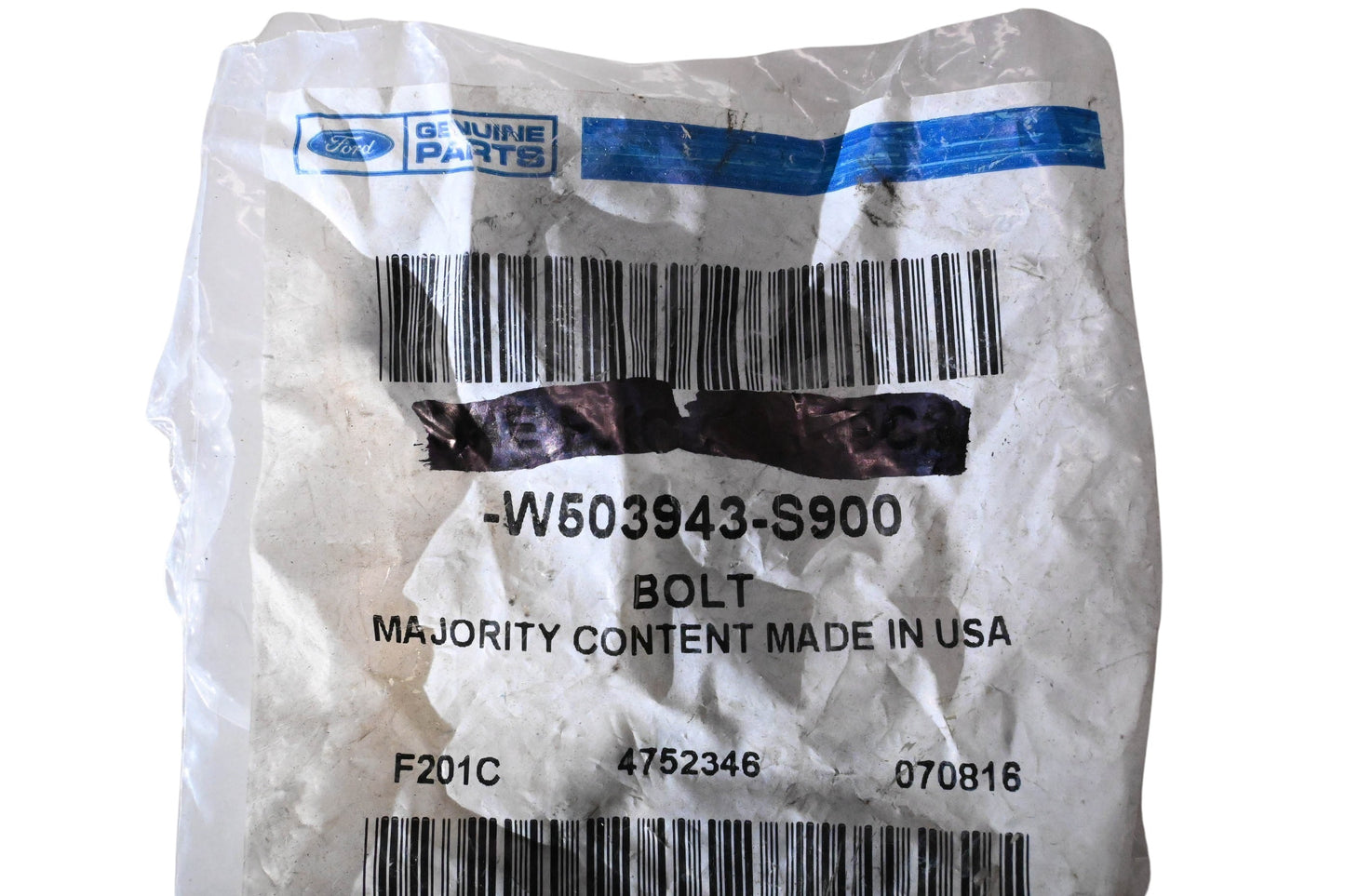 New OEM Ford W503943-S900 Radiator Rear Plate Screw & Washer Assemblies Qty 3 NOS