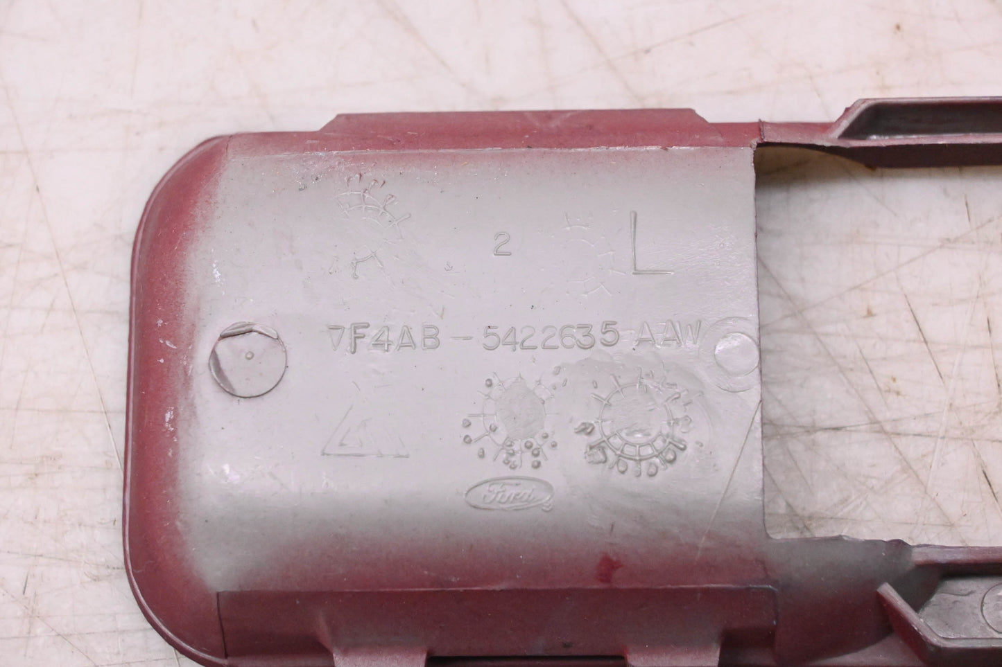 New OEM Ford F4AB-5422635-AAW Red Interior Door Insert NOS