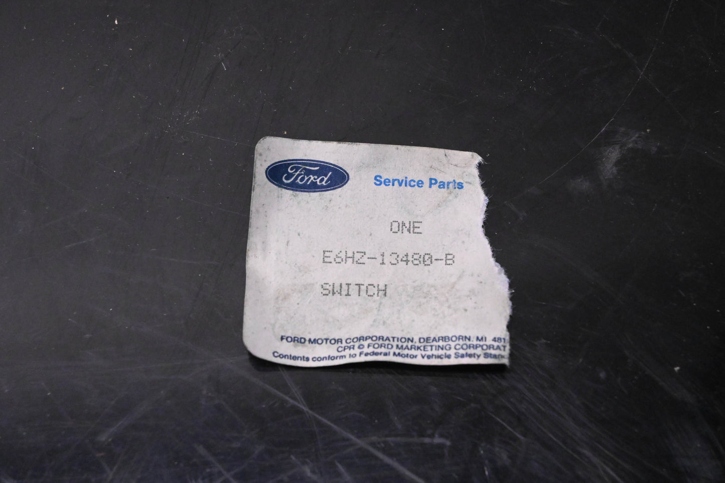 New OEM Ford E6HZ-13480-B Stop Light Switch Assembly NOS