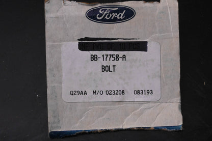 New OEM Ford BB-17758-A Bumper Bolt NOS
