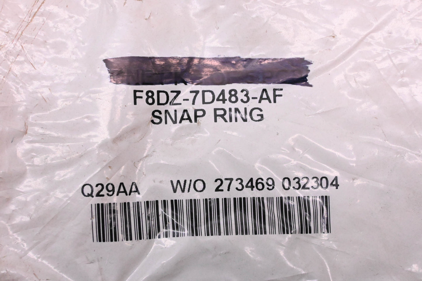 New OEM Ford F8DZ-7D483-AF Clutch Snap Rings Qty 4 NOS