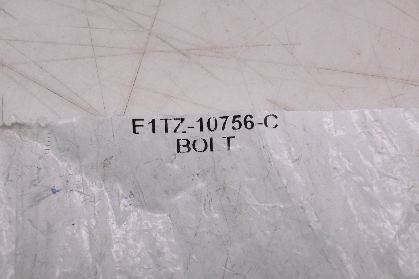 New OEM Ford E1TZ-10756-C Bolt NOS