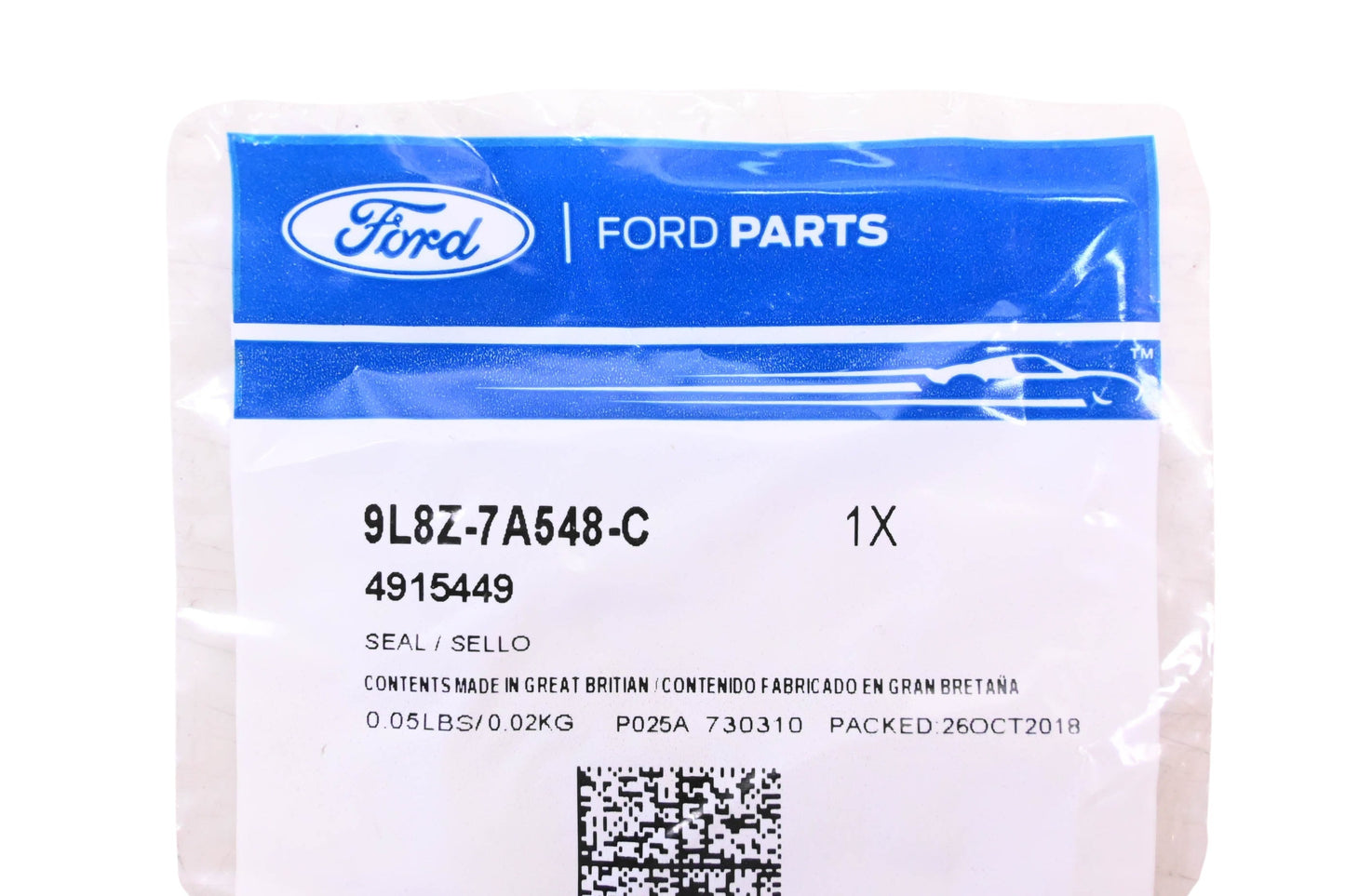 New OEM Ford 9L8Z-7A548-C, 4915449 Seal NOS