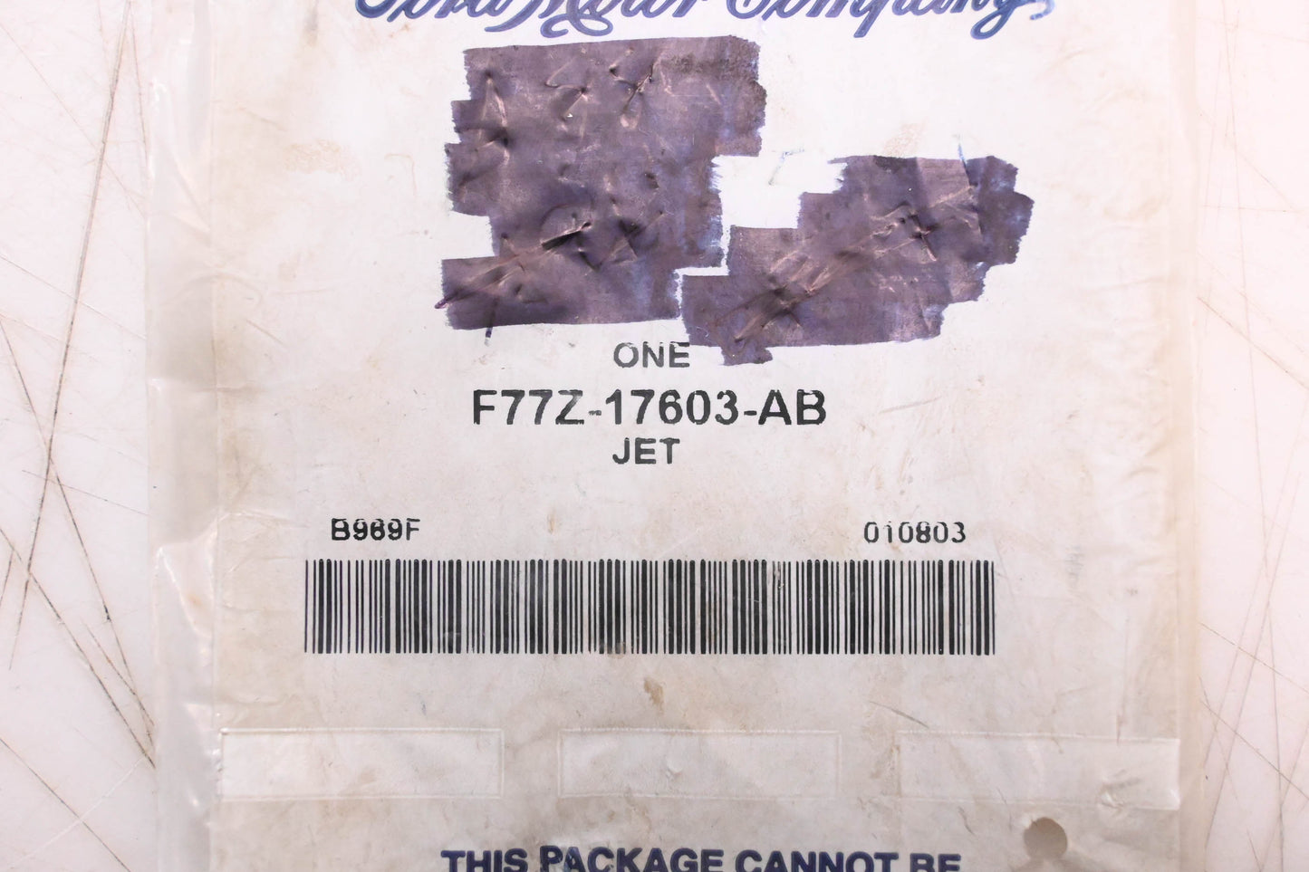 New OEM Ford F77Z-17603-AB Windshield Wiper Washer Jet Assembly NOS