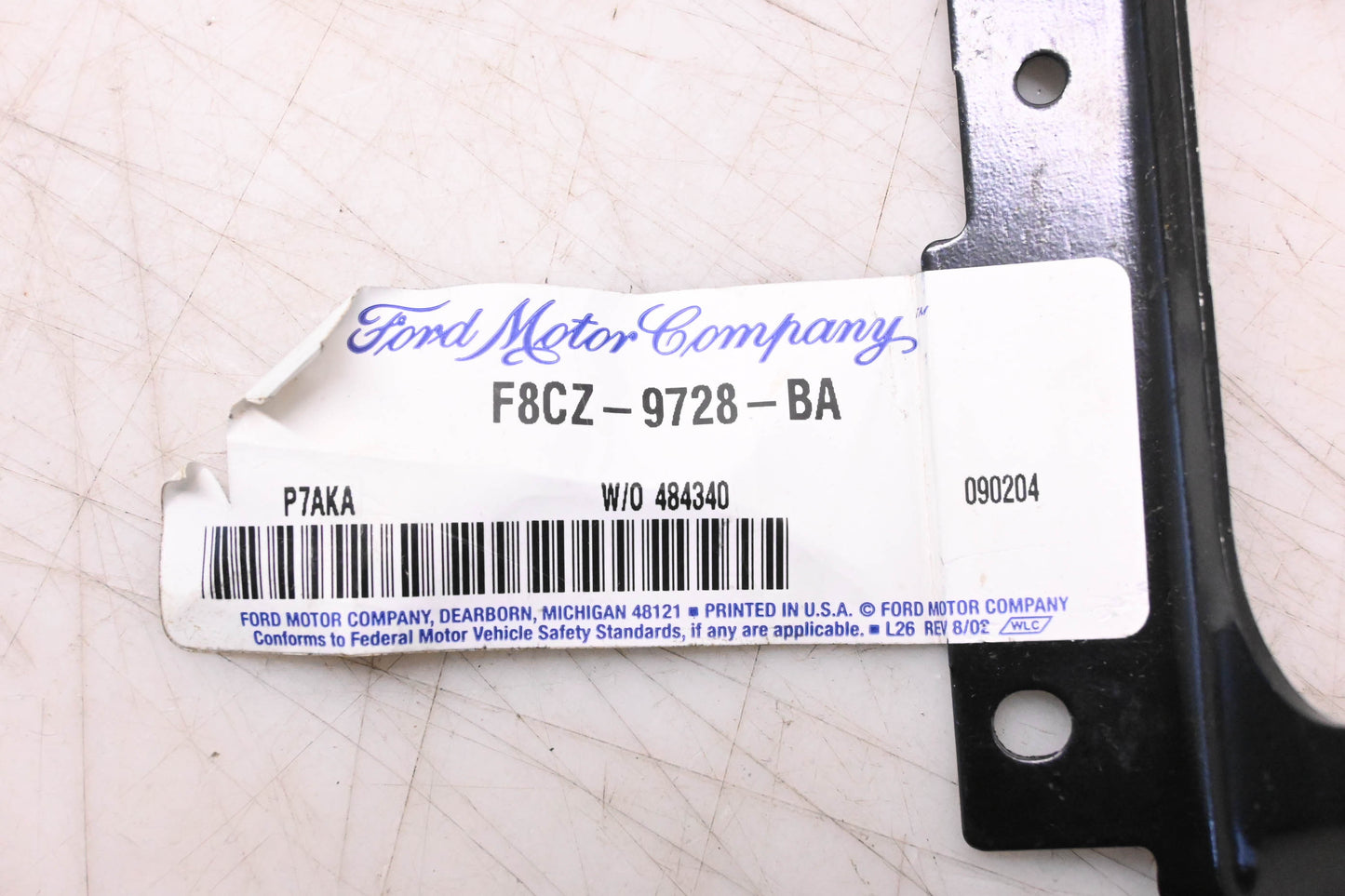 New OEM Ford F8CZ-9728-BA Accelerator Shaft Cable Support NOS
