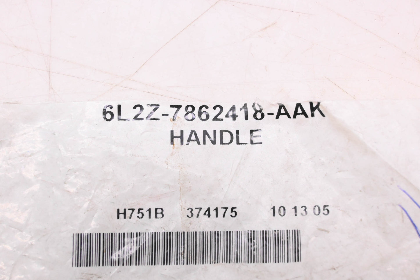 New OEM Ford 6L2Z-7862418-AAK Handle Assembly NOS