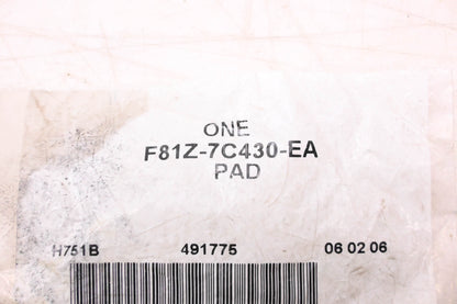New OEM Ford F81Z-7C430-EA Fork Pad NOS