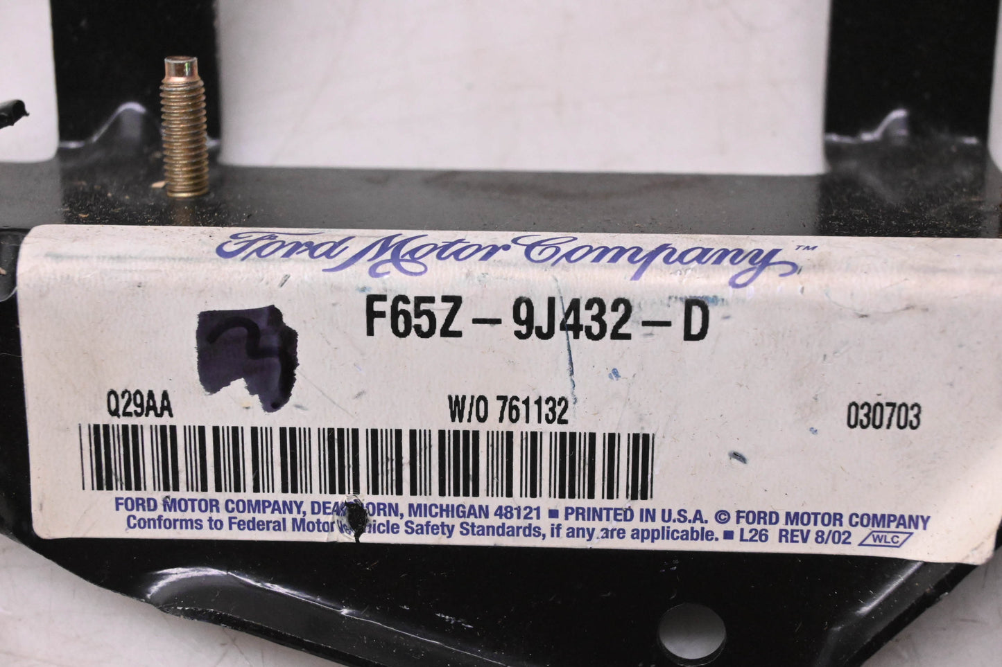 New OEM Ford F65Z-9J432-D Bracket Assembly NOS