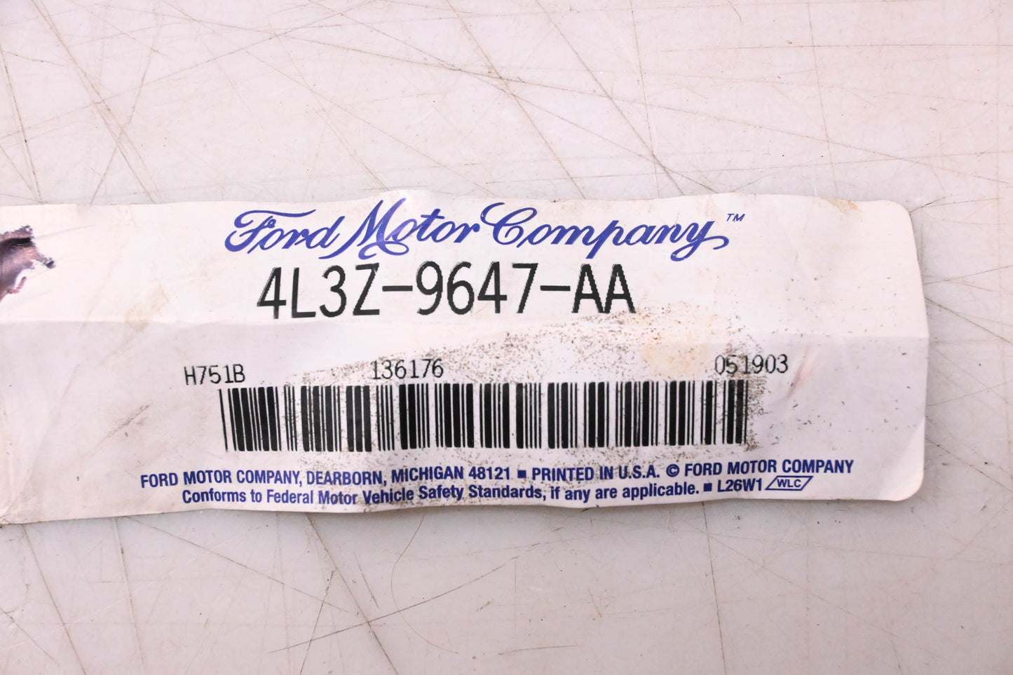 New OEM Ford 4L3Z-9647-AA Bracket NOS