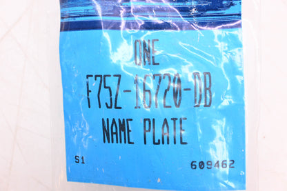 New OEM Ford F75Z-16720-DB Self-Adhesive F-250 XL Nameplate NOS