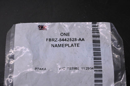 New OEM Ford F8RZ-5442528-AA SVT Chrome Nameplate NOS