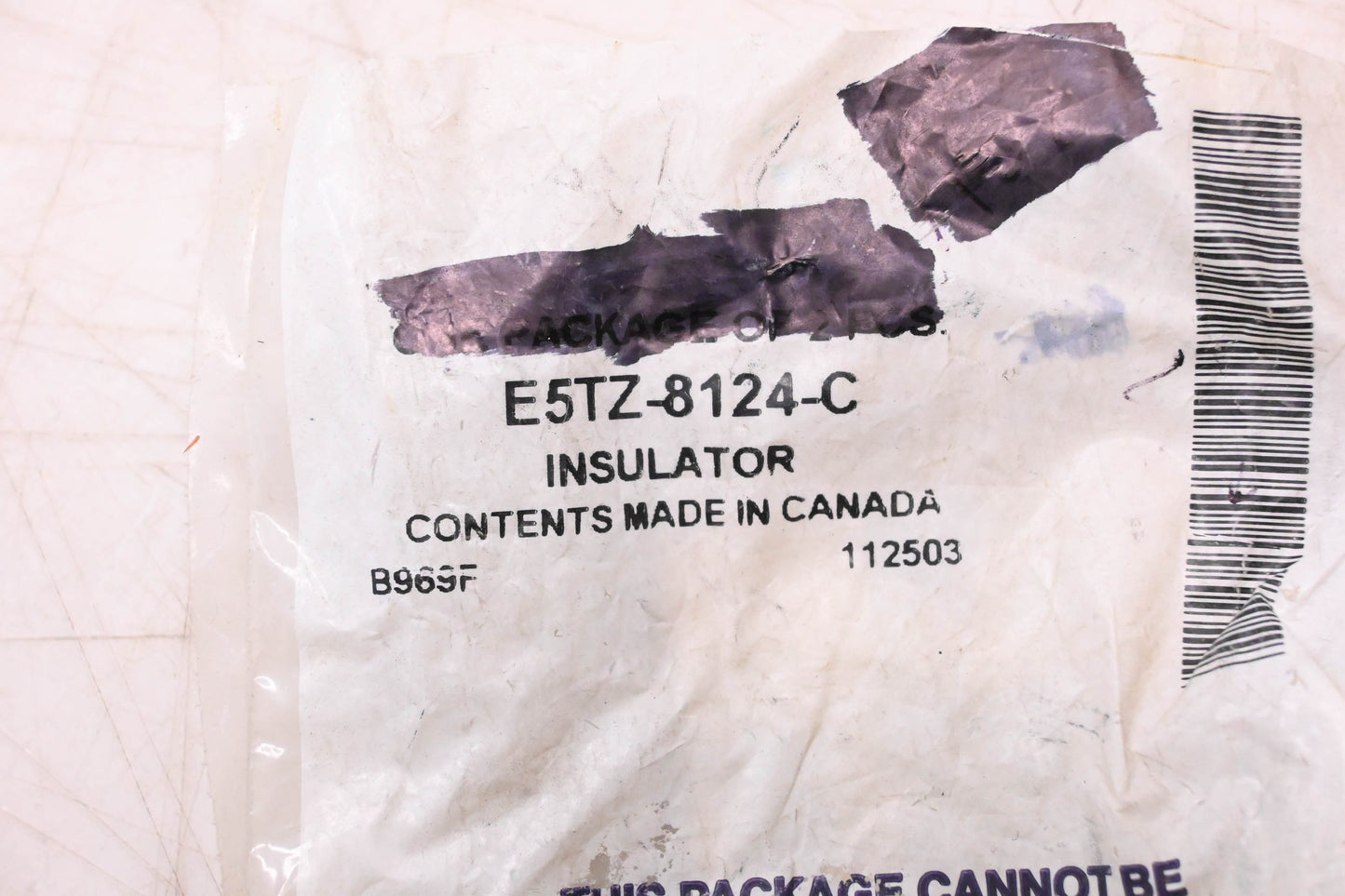 New OEM Ford E5TZ-8124-C Insulator NOS