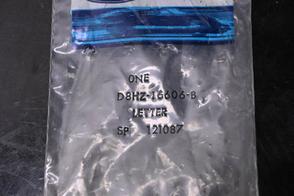 New OEM Ford D8HZ-16606-B Hood Letter O Nameplate NOS