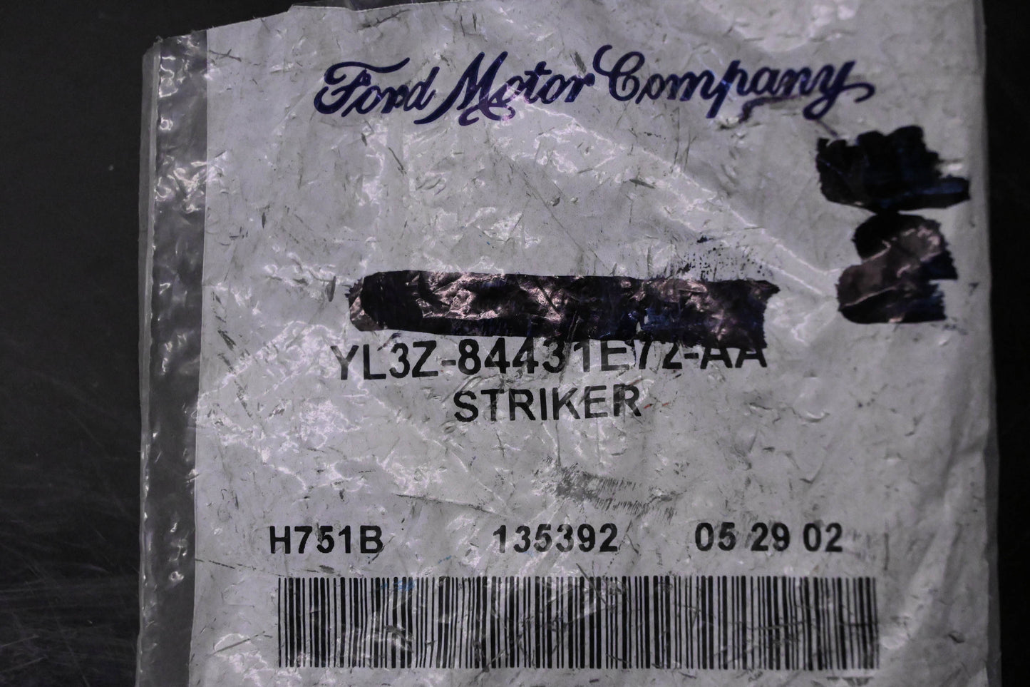 New OEM Ford YL3Z-84431E72-AA Rear Striker Assembly NOS