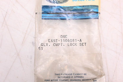 New OEM Ford E69Z-1106081-A Glove Compartment Lock Kit NOS
