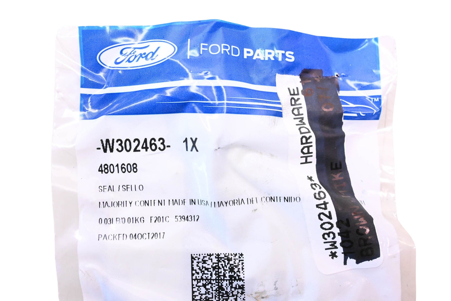 New OEM Ford W302463, 4801608 Fuel Injection Seal NOS