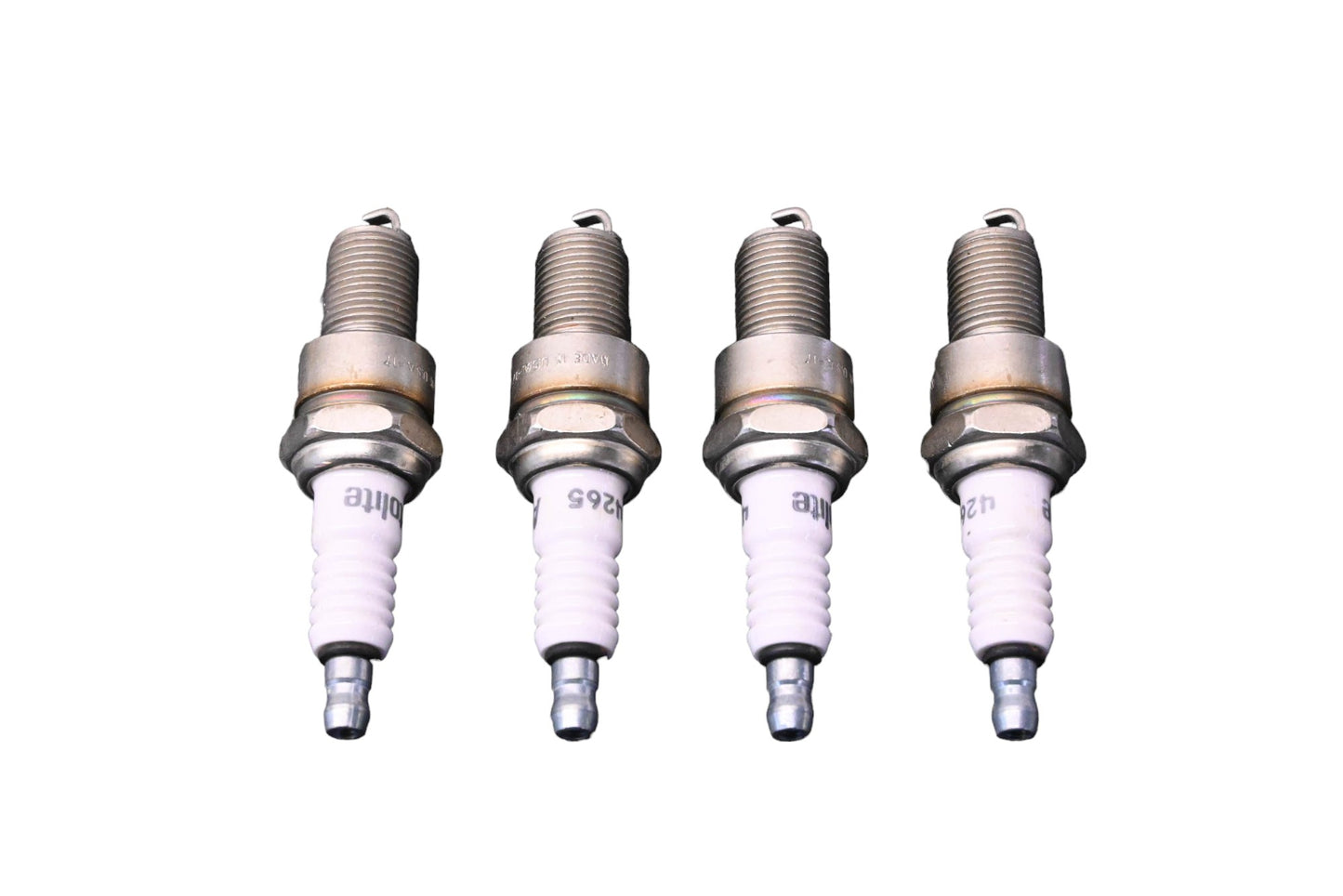 Autolite 4265 Copper Resistor Spark Plugs Qty 4 NOS