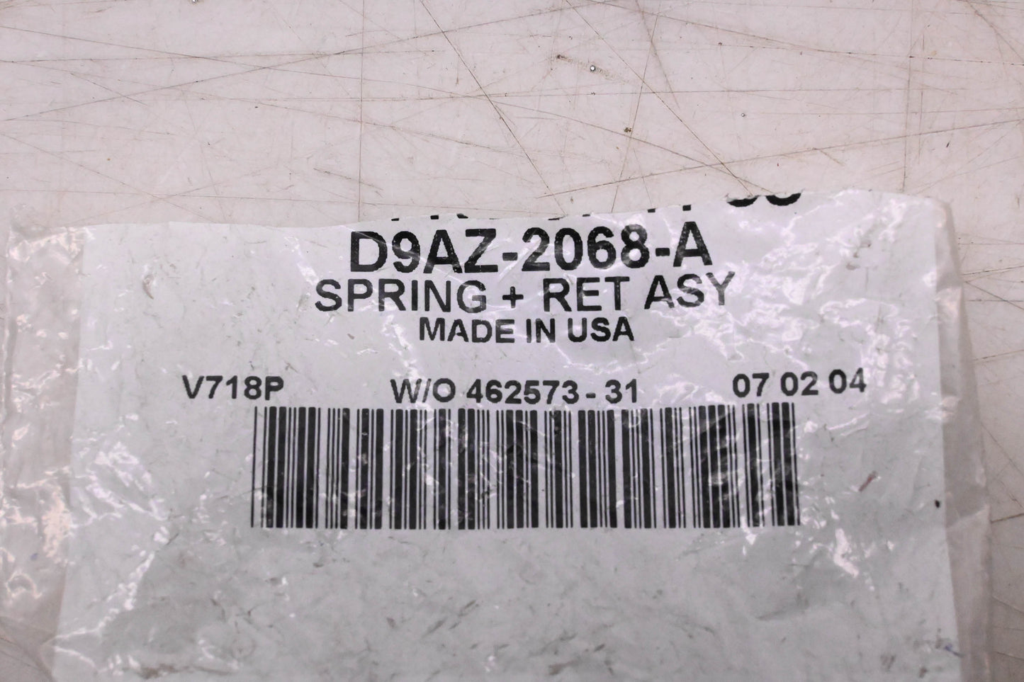 New OEM Ford D9AZ-2068-A Rear Brake Hold Down Spring NOS