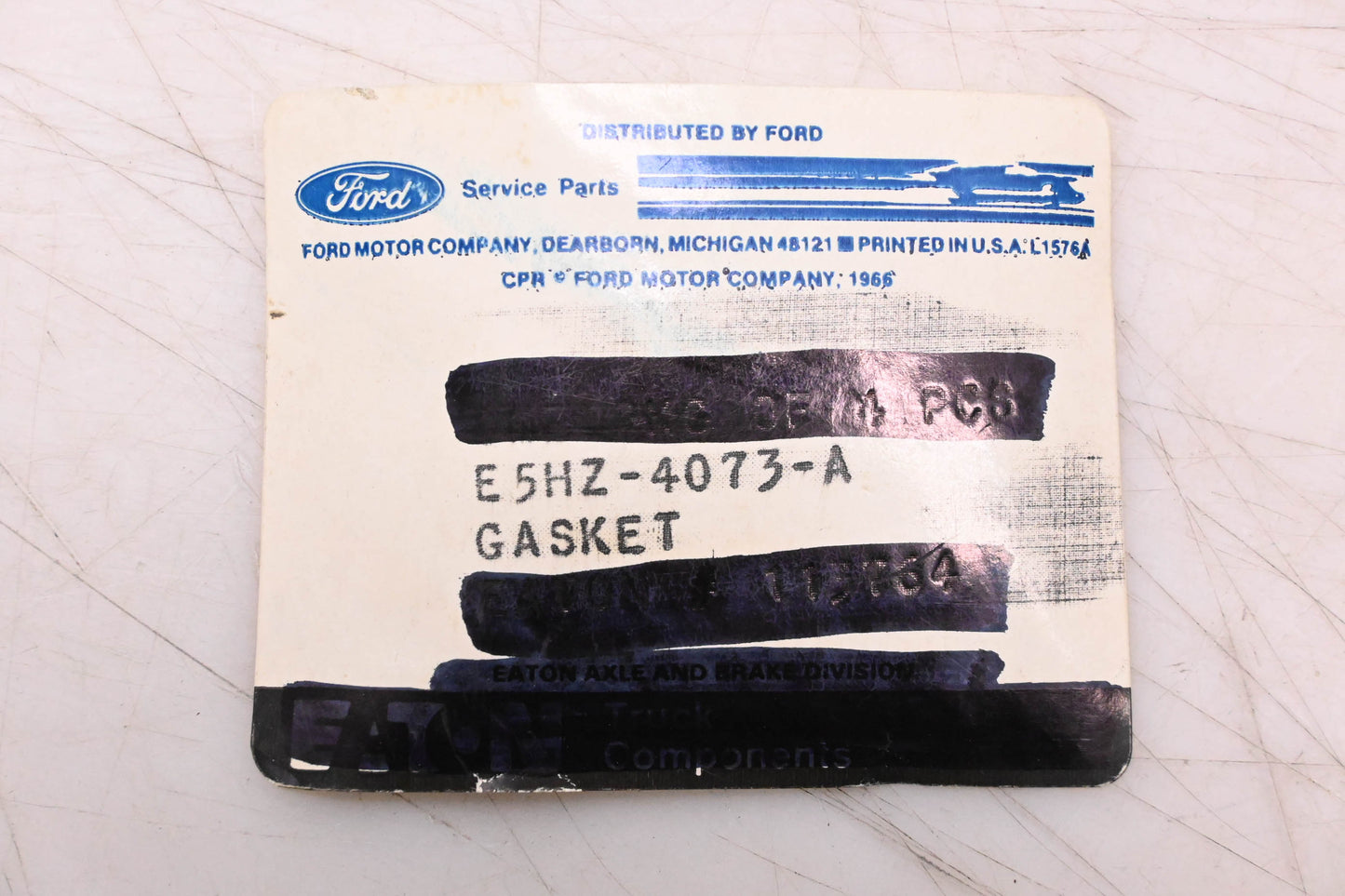New OEM Ford E5HZ-4073-A Rear Axle Shift Motor Cover Gasket NOS