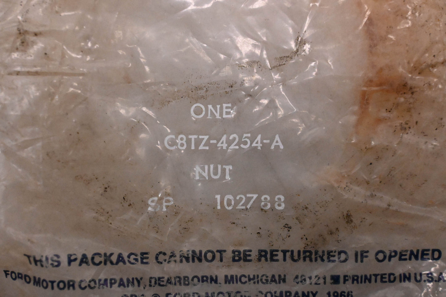 New OEM Ford C8TZ-4254-A Inner Rear Wheel Bearing Nut NOS