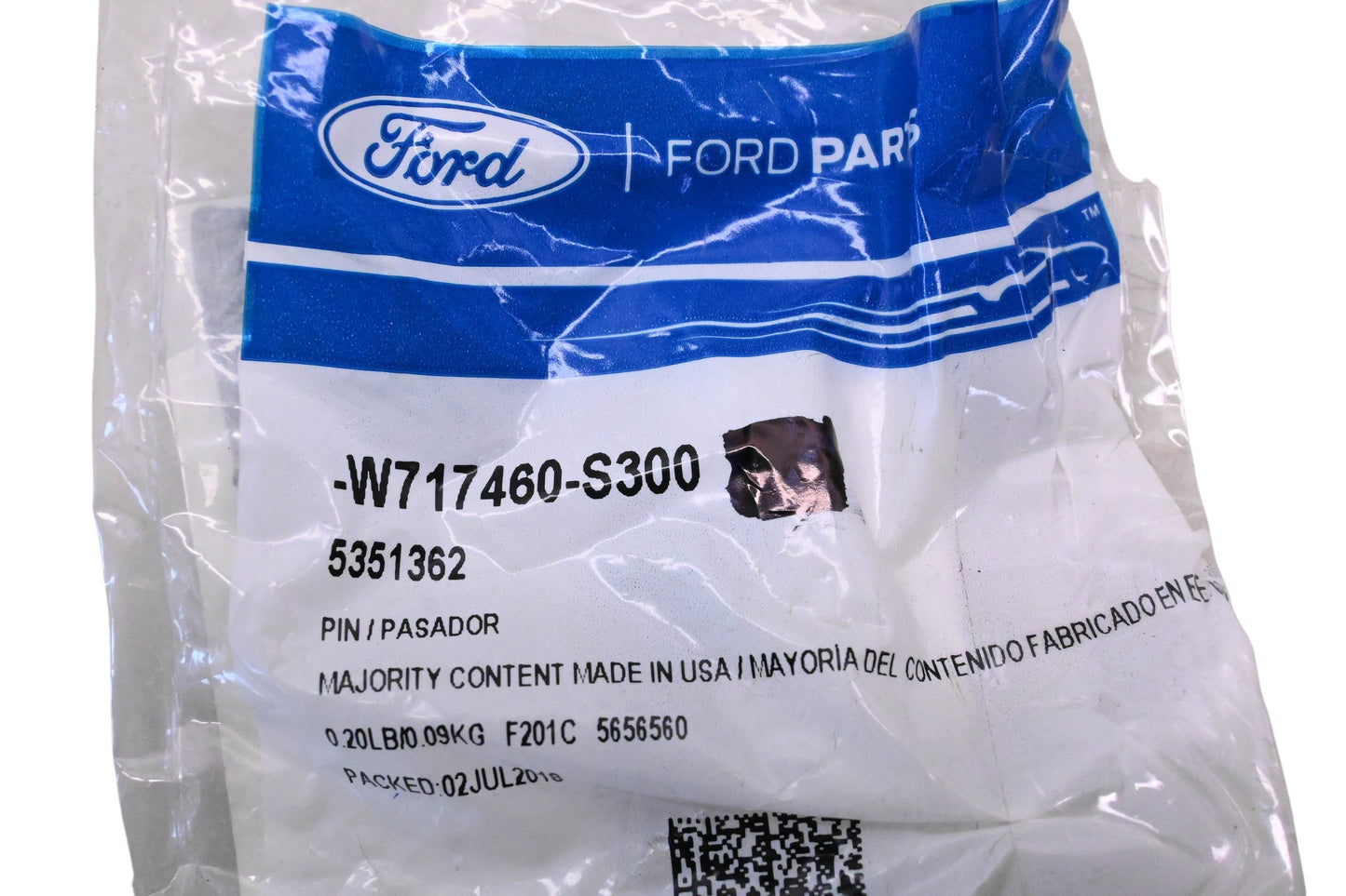 New OEM Ford W717460-S300, 5351362 Trim Pins Qty 2 NOS