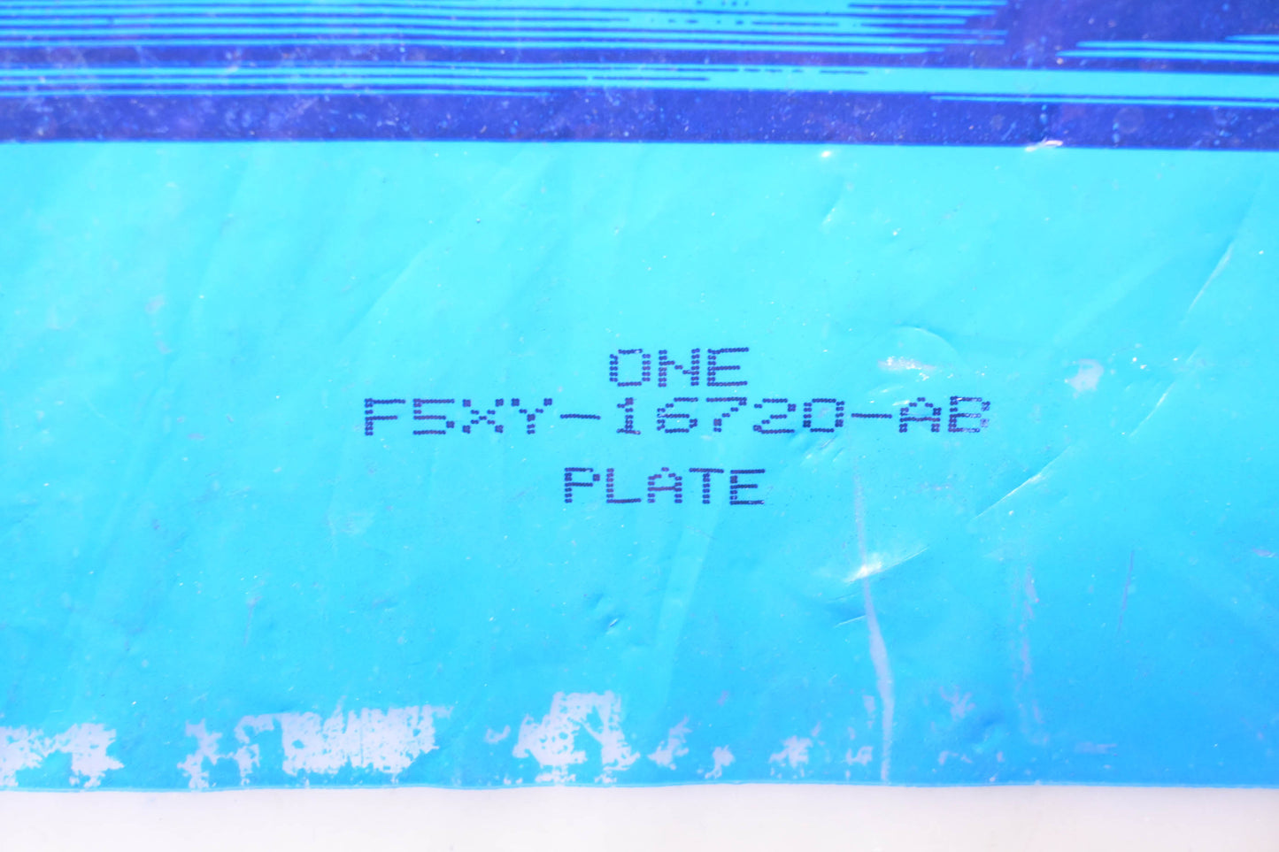 New OEM Ford F5XY-16720-AB Nautica Plate NOS