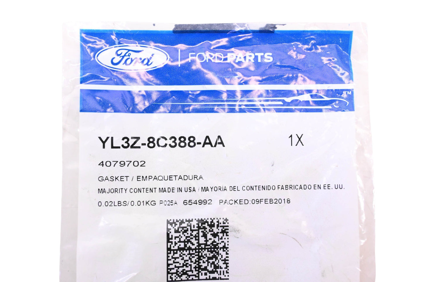New OEM Ford YL3Z-8C388-AA, 4079702 Lower Radiator Housing Gasket NOS