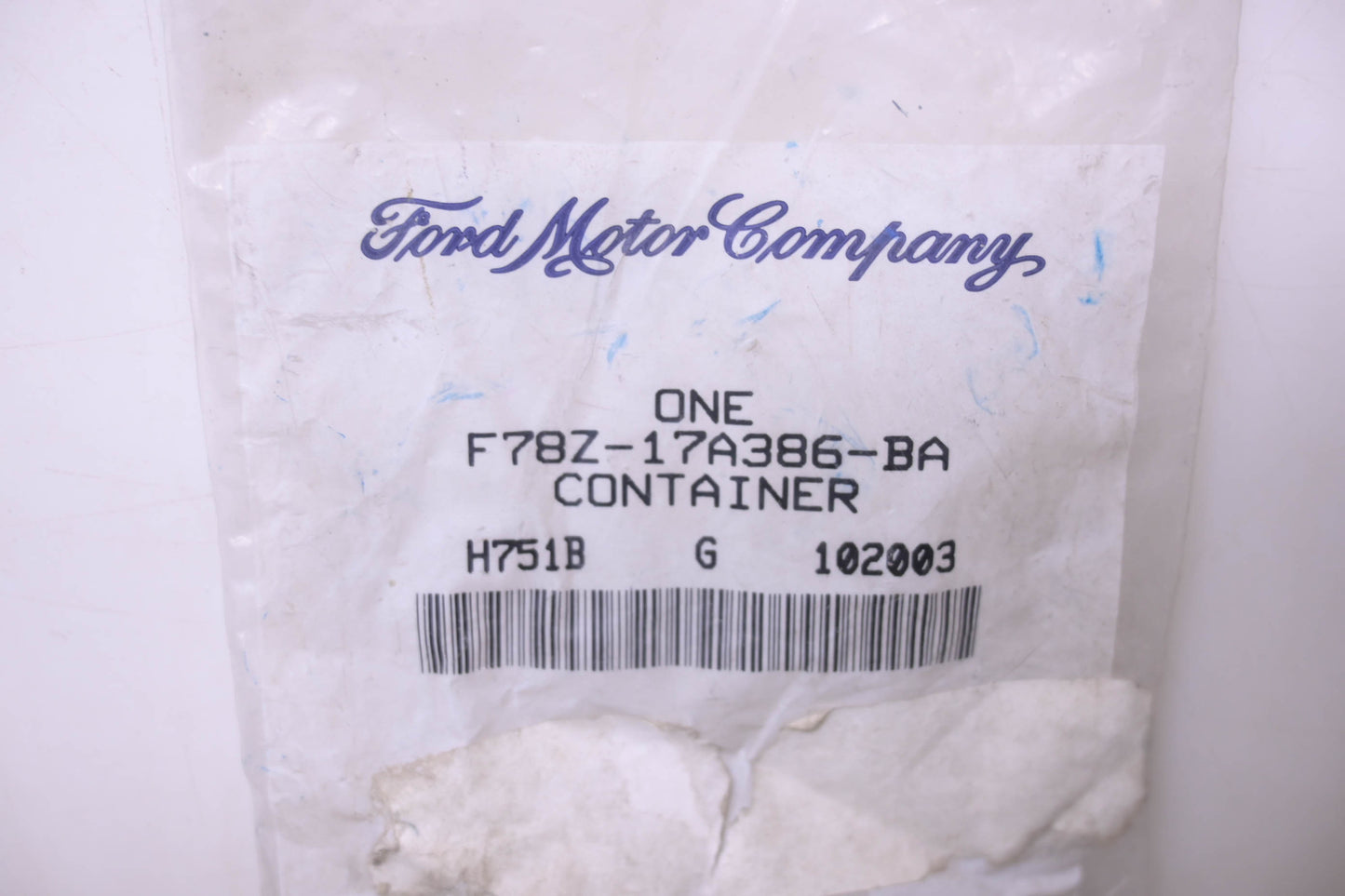 New OEM Ford F78Z-17A386-BA, F78B-17A386-BA Bracket Hardware Kit NOS