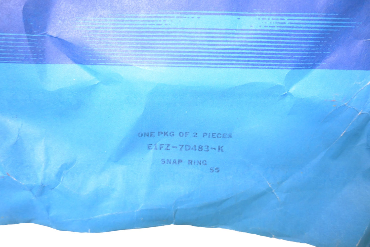 New OEM Ford E1FZ-7D483-K Snap Rings Qty 2 NOS