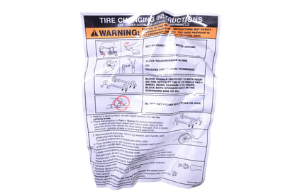 New OEM Ford 7L7Z-17A083-A Jack and Spare Operation Decal NOS
