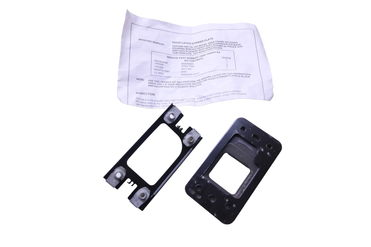 OEM Ford F6AZ-16K689-AA Stricker Reinforcement Plate