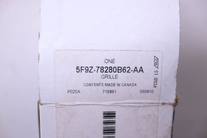 Ford 5F9Z-78280B62-AA, PPTD40-TE0, W409A Grille Vent NOS
