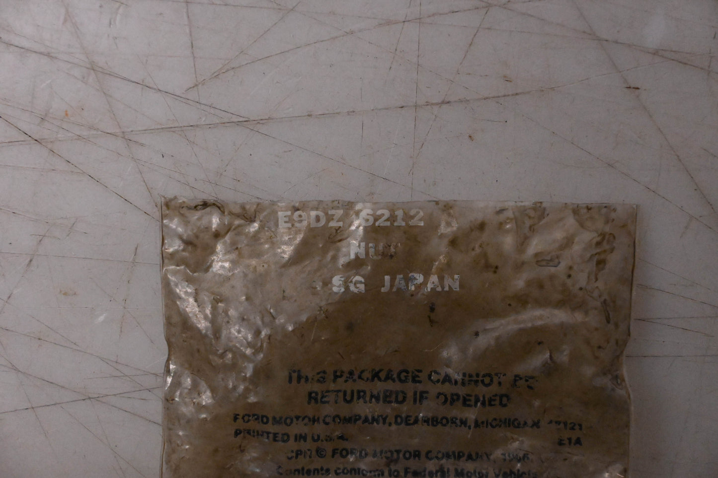 New OEM Ford E9DZ-6212-A Hex Nut NOS