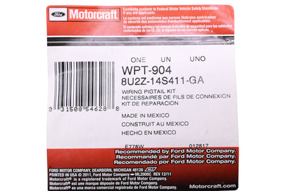 New OEM Motorcraft WPT-904, 8U2Z-14S411-GA Fog Lamp Wiring Assembly Kit NOS