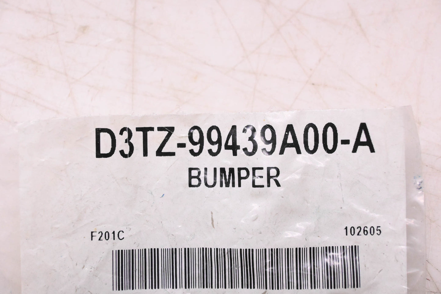 New OEM Ford D3TZ-99439A00-A Front Door Bumper NOS