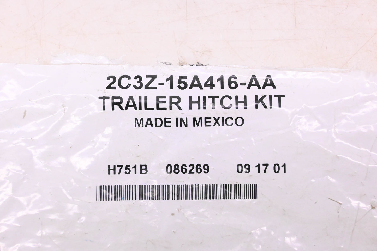 New OEM Ford 2C3Z-15A416-AA Trailer Hitch Kit NOS