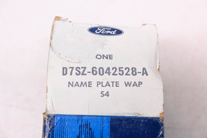 New OEM Ford D7SZ-6042528-A Thunderbird Trunk Emblem Nameplate NOS