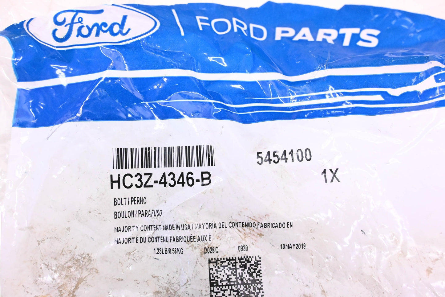 New OEM Ford HC3Z-4346-B, 5454100 Bolt NOS