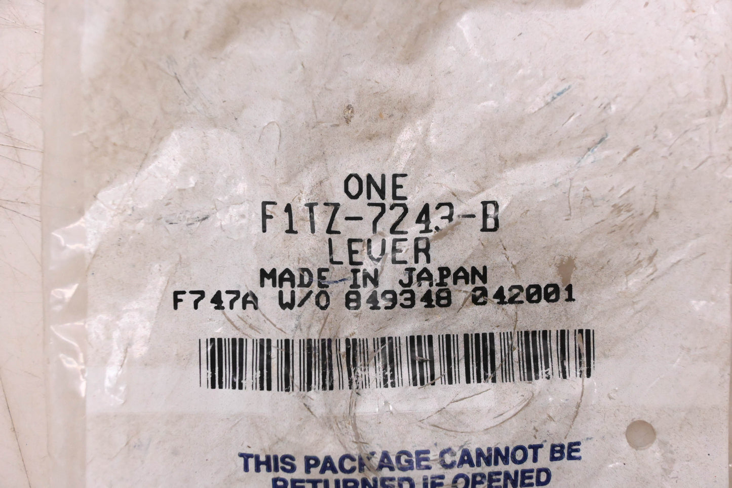 New OEM Ford F1TZ-7243-B Rod Gear Change Lever NOS