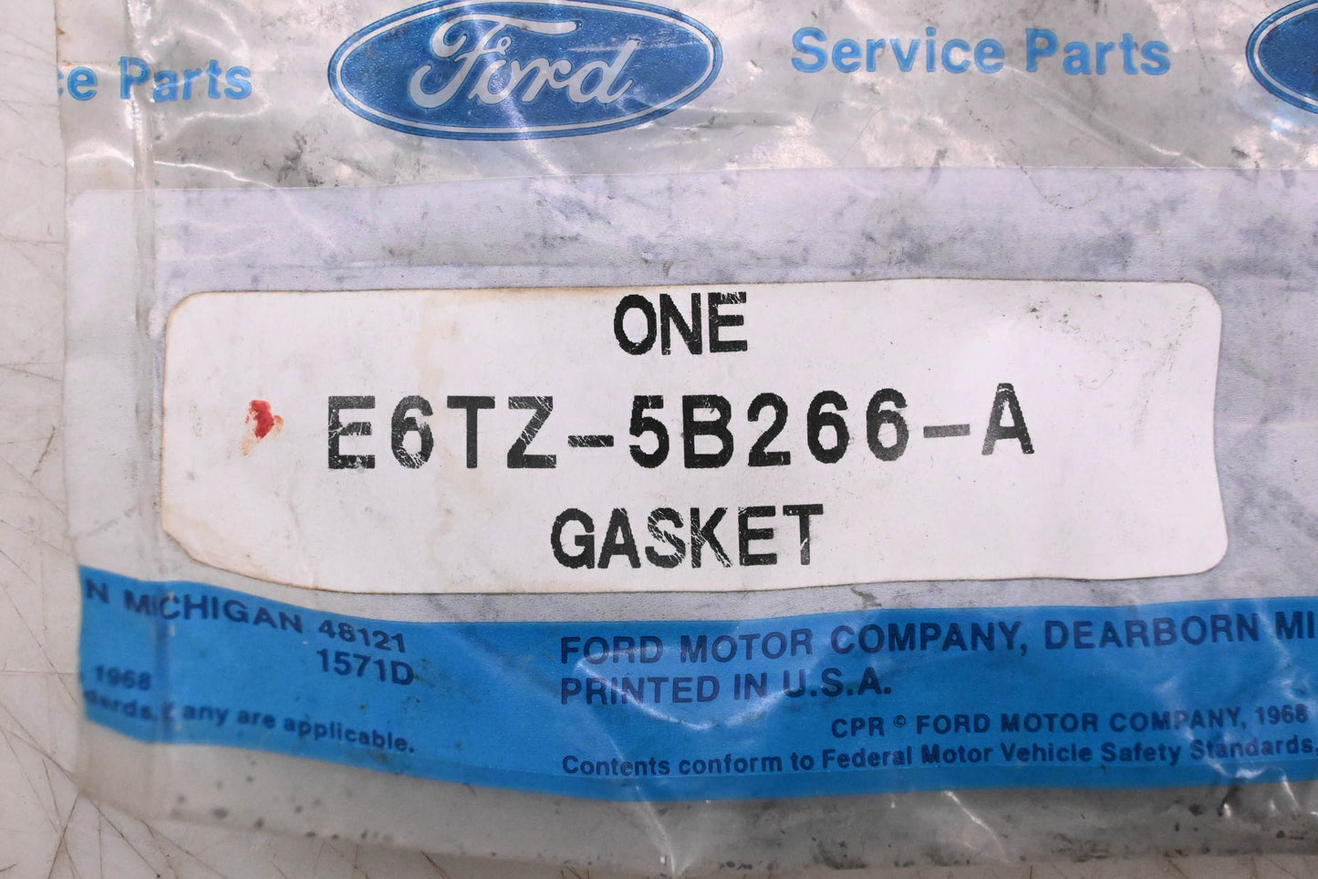 New OEM Ford E6TZ-5B266-A Gasket NOS
