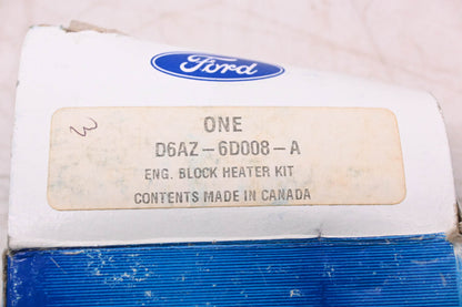 New OEM Ford D6AZ-6D008-A Engine Block Heaster Assembly Kit NOS