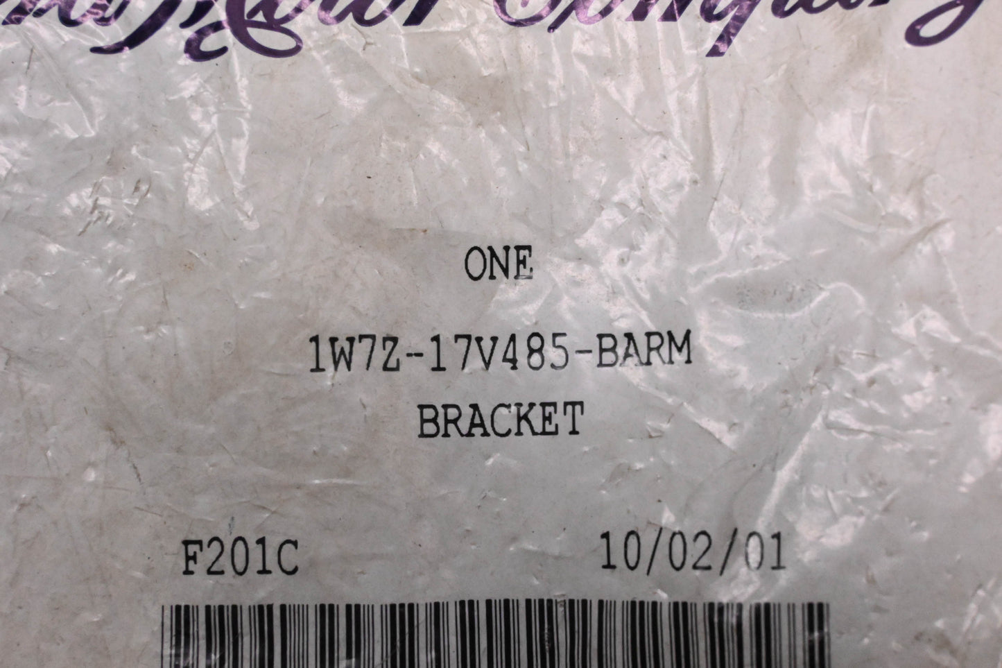 New OEM Ford 1W7Z-17V485-BARM Windhsield Wiper Motor Bracket NOS