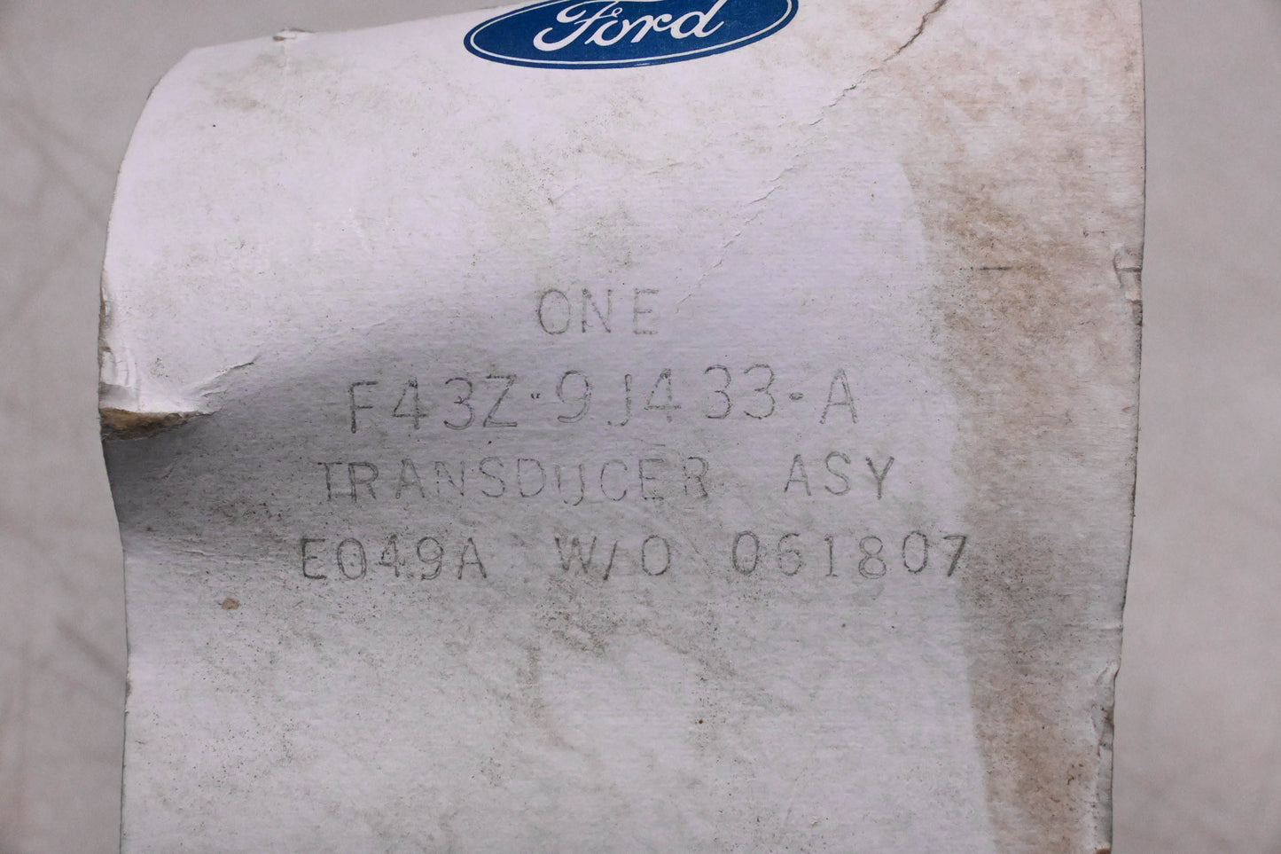 New OEM Ford F43Z-9J433-A Transducer Assembly NOS