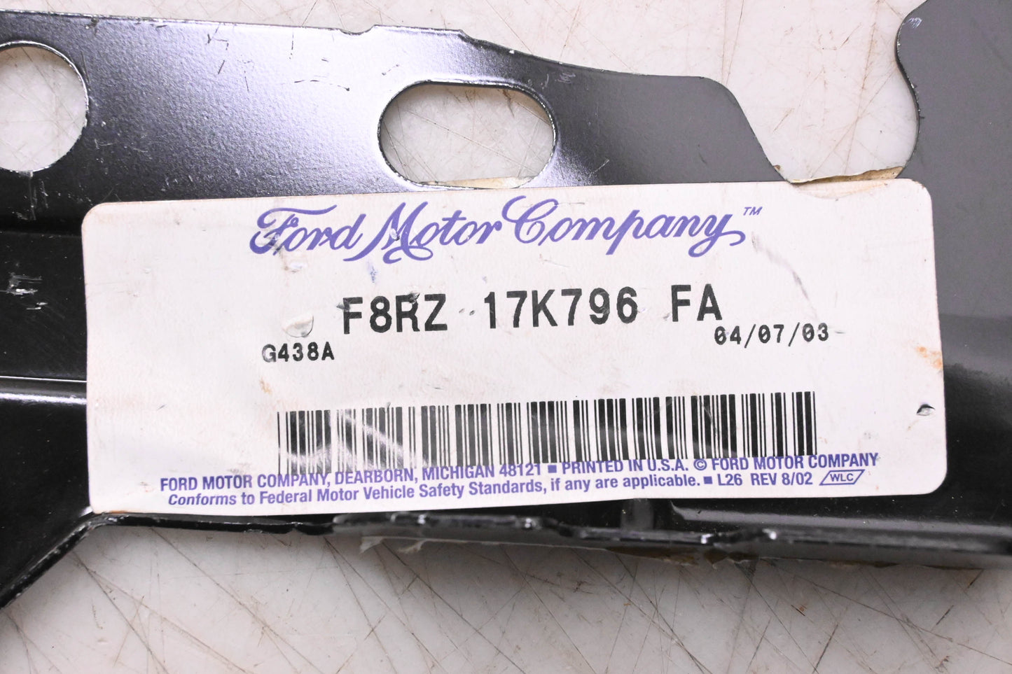 New OEM Ford F8RZ-17K796-FA Front Bumper Mounting Bracket NOS