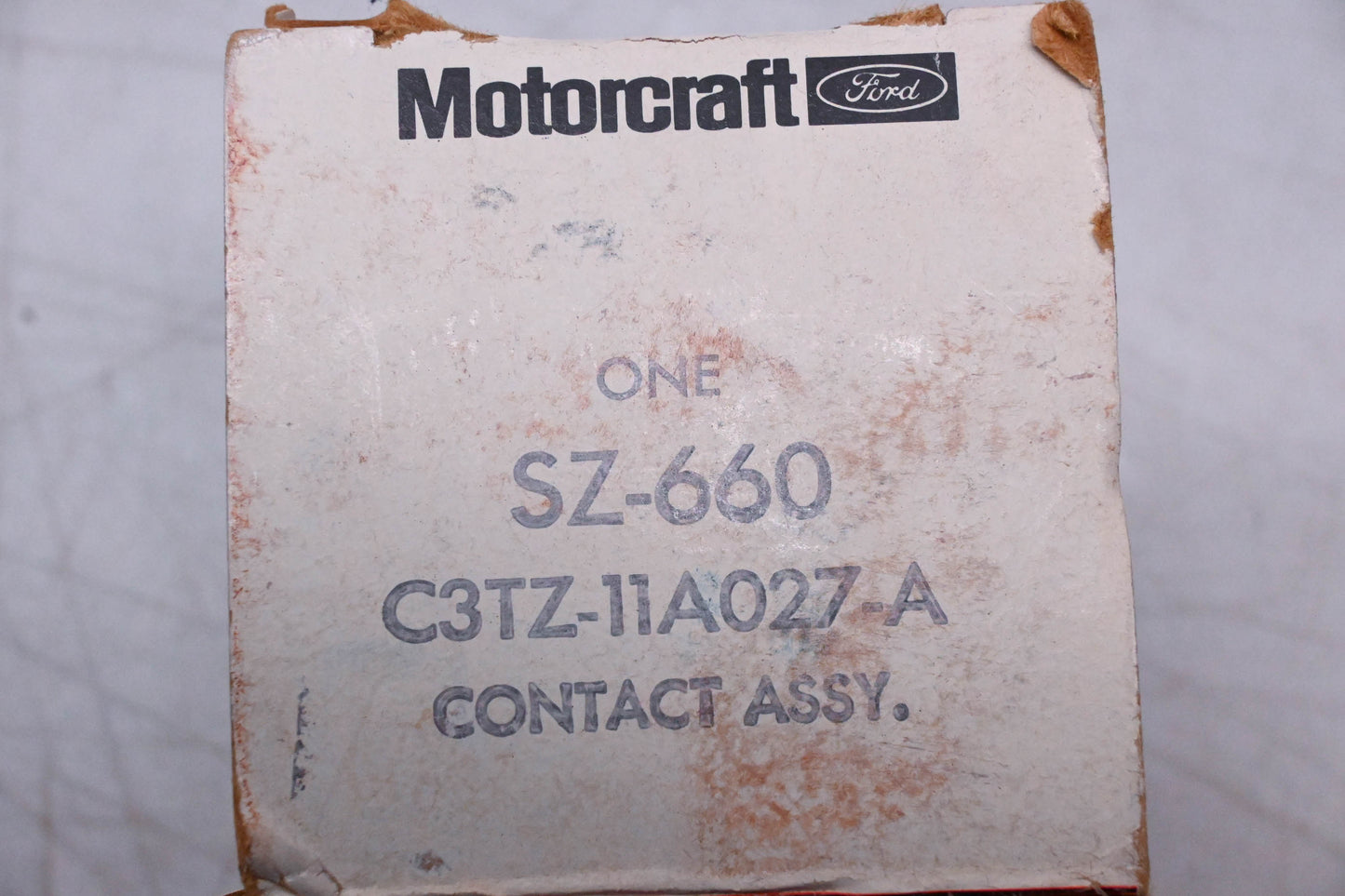 New OEM Motorcraft SZ-660, C3TZ-11A027-A Contact Assembly NOS