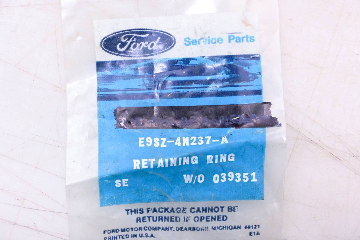 New OEM Ford E9SZ-4N237-A Inner Circlip NOS