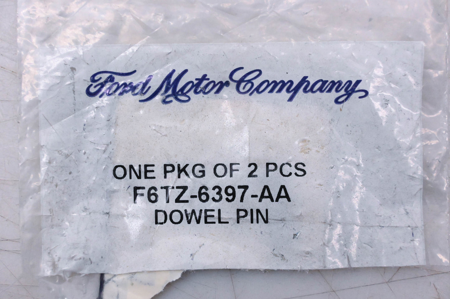 New OEM Ford F6TZ-6397-AA Dowel Pins Qty 2 NOS