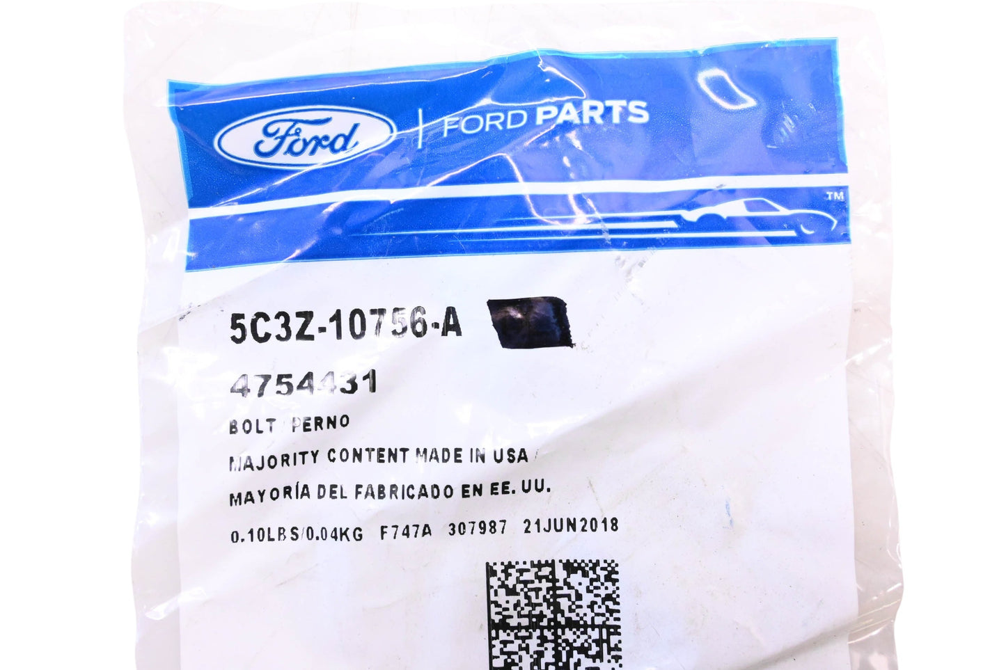New OEM Ford 5C3Z-10756-A, 4754431 Battery Hold Down Clamp Bolt NOS