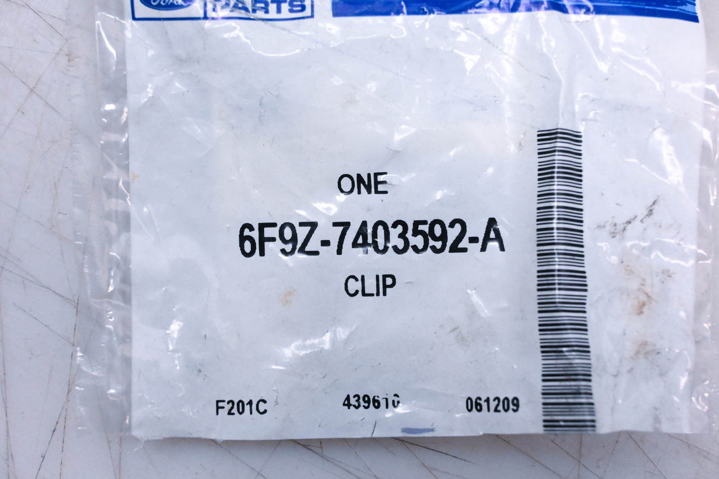 New OEM Ford 6F9Z-7403592-A Retaining Clip NOS